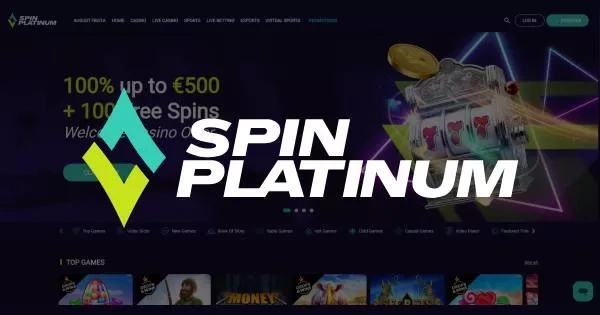 Screenshot dell'app SpinPlatinum Casino